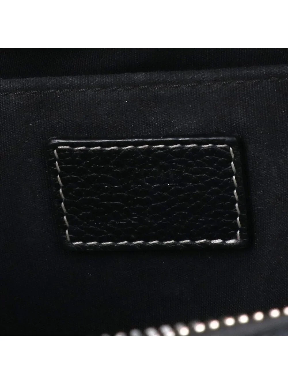 Dior Black Leather Lango Briefcase